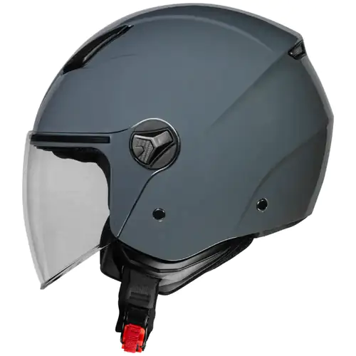 Capacete de Mota Aberto CMS D-JET PLIAN Nardo Grey T-L